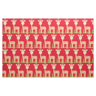 Tecido Girafa Bonita Maçando Thunder_Cove