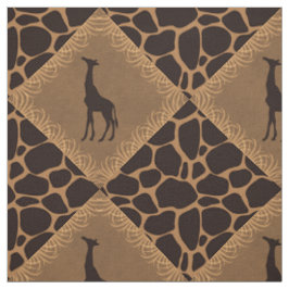 Tecido Girafa sobre o impressão animal