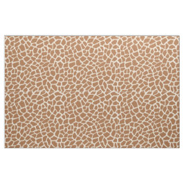 Tecido Giraffe Animal Print Light Yellow e Brown