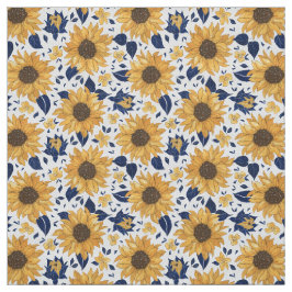 Tecido Girassóis impressão palmeira verde da selva tropic