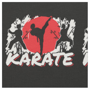Tecido Girls Karate - Tema Japonês Patriótico