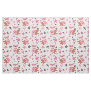 Tecido Girly Bunny Super Hero