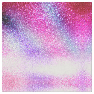 Tecido Glitter da Nebulosa Púrpura Majestosa Rosa