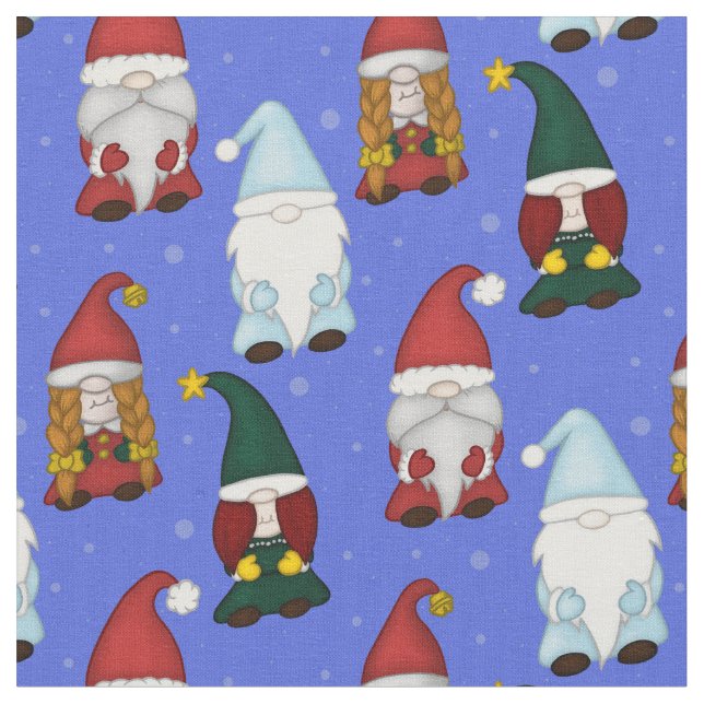 Tecido Gnomies Frios (Pequenos) (Detalhe)