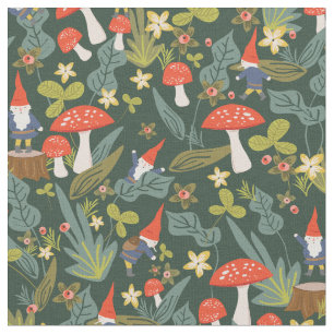 Tecido Gnomos da floresta