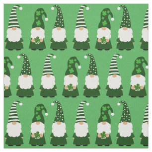 Tecido Gnomos Dias de São Patrícios Verde
