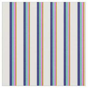 Tecido Goldenrod, Violet, Aquamarine, Blue & Mint Cream