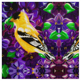 Tecido Goldfinch feliz