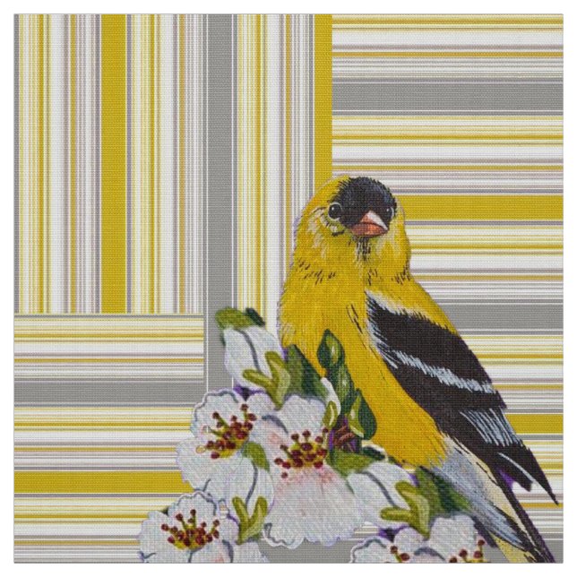 Tecido Goldfinch Stripes (Modelo)