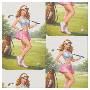 Tecido Golfista Feminina em Forma Thunder_Cove