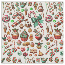 Tecido Goodies Doce guloseimas Arte