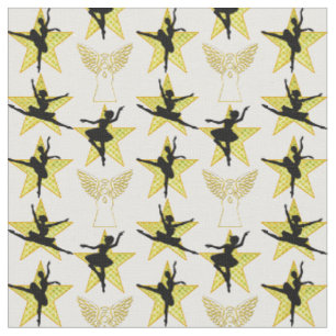 TECIDO GORGEOSO DOURADO CHRISTMAS DESIGN