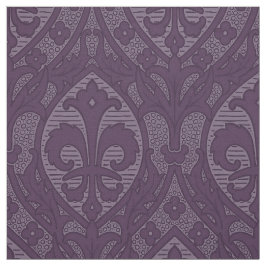 Tecido Gótica Revival Fleur de Lys - Roxo