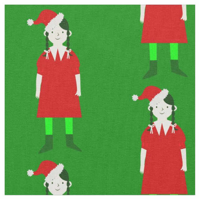 Tecido gótico gótica natal assustadora (Detalhe)