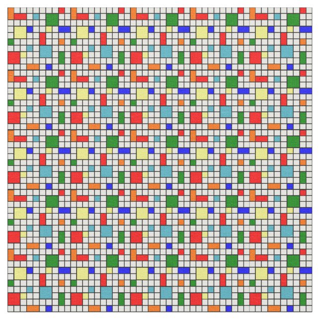 Tecido Grade Bauhaus (Detalhe)