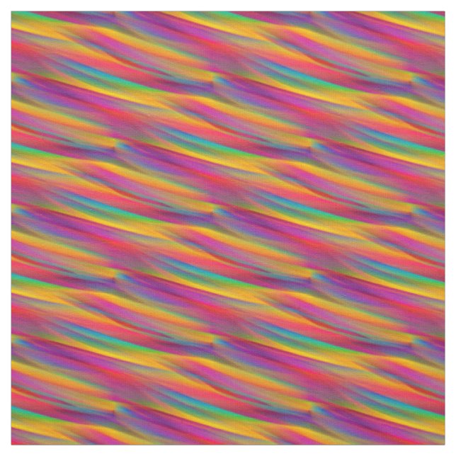 Tecido Gradiente de Arco-íris Ondulado Multicolorido (Modelo)