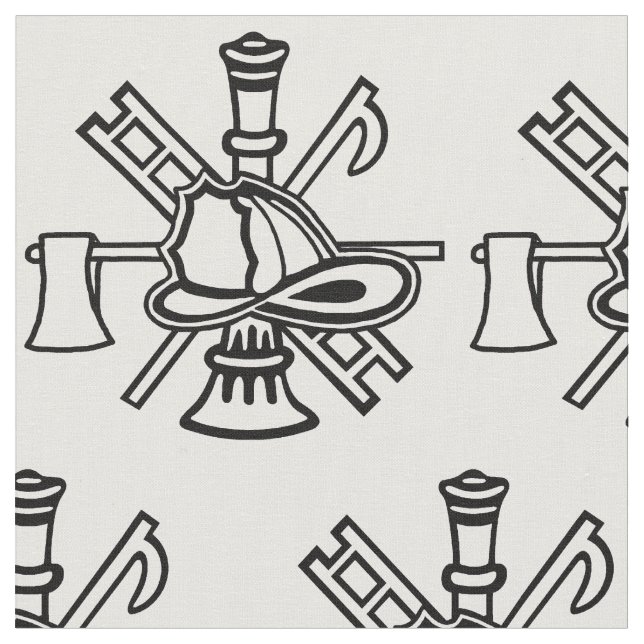 Tecido gráfico do logotipo do Fire Service (Detalhe)
