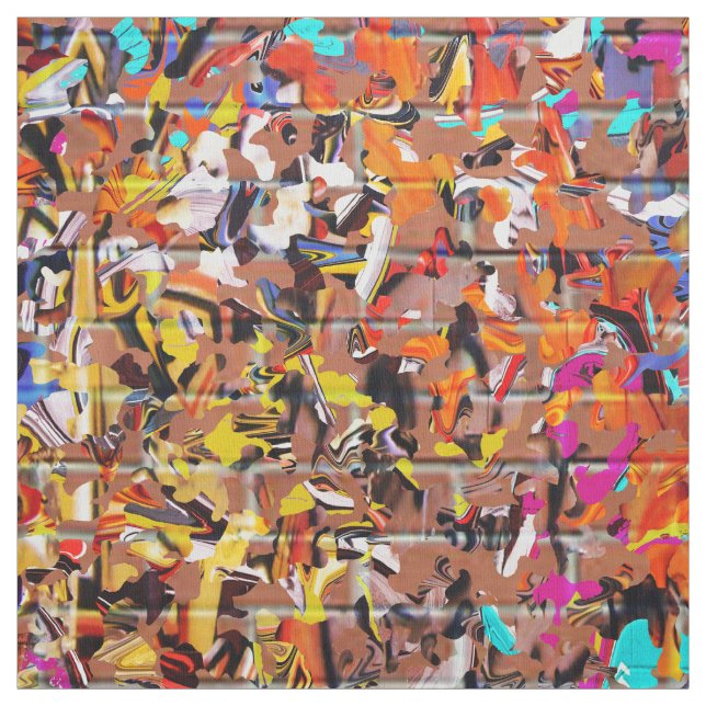 Tecido Grafite no tijolo (Modelo)