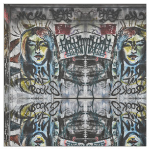 Tecido Grafite Urban Street Legal Grunge Moderno Uniforme