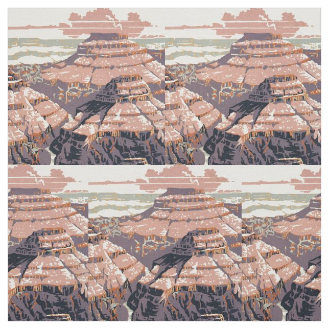 Tecido Grand Canyon Western Graphic Art American (Modelo)