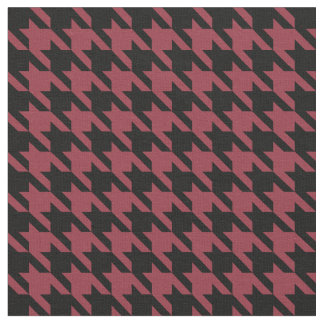 Tecido Grandada e Houndstooth preto