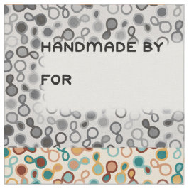 Tecido Grandes etiquetas de inclinação - Paisley e Gingha