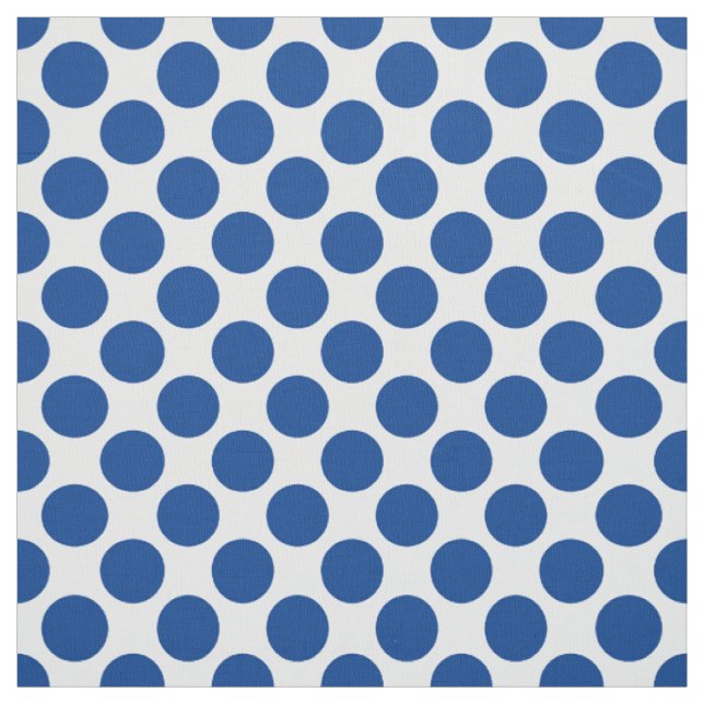 Tecido Grandes pontos retrógrados - azul de cobalto e bra (Modelo)