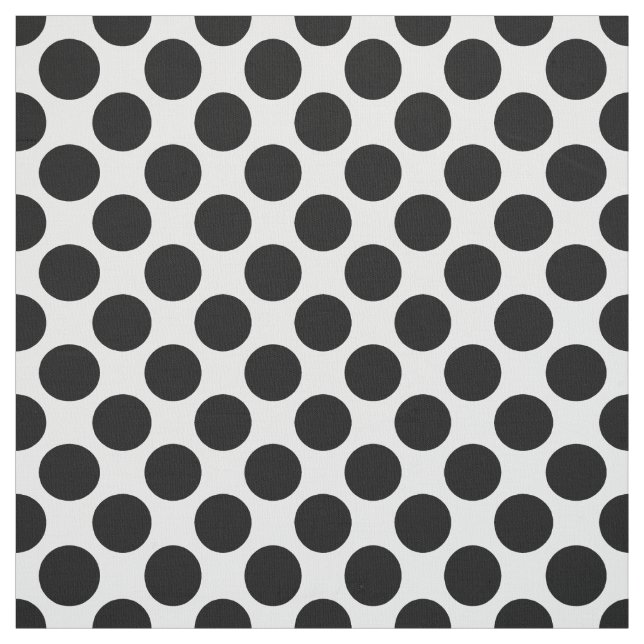 Tecido Grandes pontos retrorreflectores - preto e branco (Modelo)