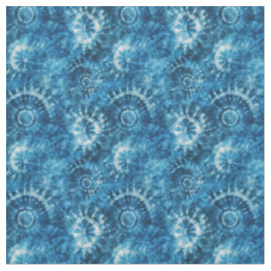 Tecido Gravata tie-dye azul
