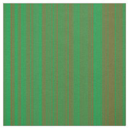 Tecido Green Brown Stripes