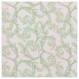 Tecido Green Vine Pattern Decorative Textile Fabric
