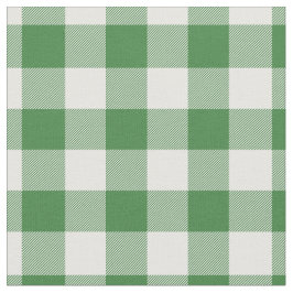 Tecido Green & White Plaid Gingham
