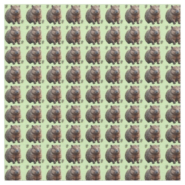 Tecido Green Wombat Brick Pattern (Detalhe)