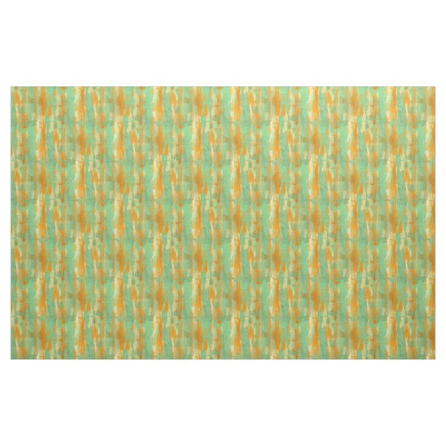 Tecido Grelhas de Cor Branca de Laranja Verde-Queimada, M (Fat Quarter)