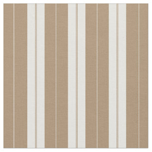Tecido Greve de Tique Branco-Marrom Elegante
