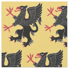 Tecido Griffin Rampant Sable