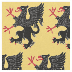 Tecido Griffin Rampant Sable