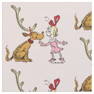 Tecido Grinch Max & Cindy Lou Quem