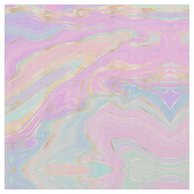 Tecido Grito líquido Dourado rosa Marmorre Arco-Íris (Detalhe)