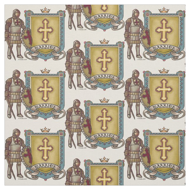 Tecido Guerreiro cristão para Jesus (Amostra)