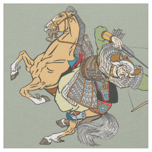 Tecido guerreiro mongol medieval