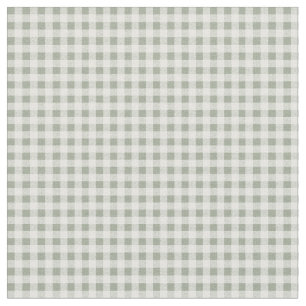 Tecido Guingão cinzento e branco Checkered