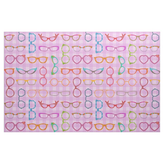 Tecido Guingão moderno retro do roxo do hipster dos (Fat Quarter)