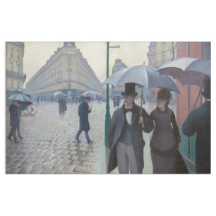 Tecido Gustave Caillebotte - Rua de Paris; Dia Chuvoso
