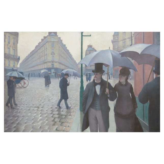 Tecido Gustave Caillebotte - Rua de Paris; Dia Chuvoso (Jarda)