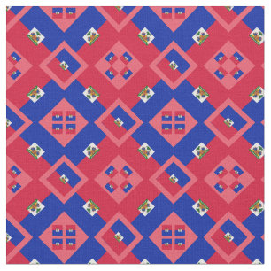 Tecido Haitiano Flag & Trendy Haiti Moda PNK