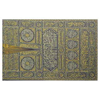 Tecido Haj árabe muçulmano islâmico Kaaba da caligrafia