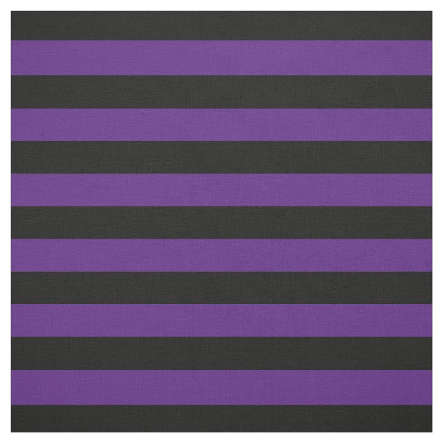 Tecido Halloween Black Purple Strips Padrão Chic Moderno (Modelo)