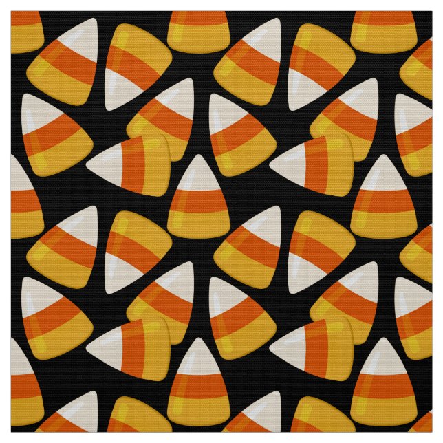 Tecido Halloween Candy Corn Black (Modelo)
