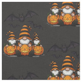 Tecido Halloween Gnome Fabric